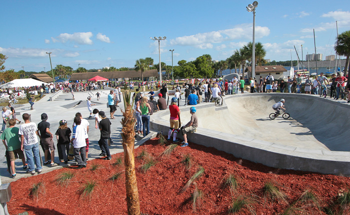 commercial construction project “Bethune Skatepark, Daytona Beach”